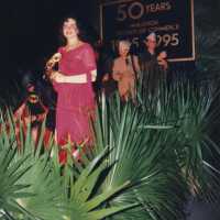 A float in the parade.