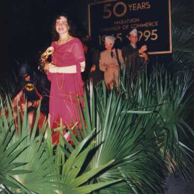 A float in the parade.