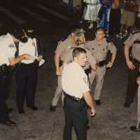 A group of unknown cops.