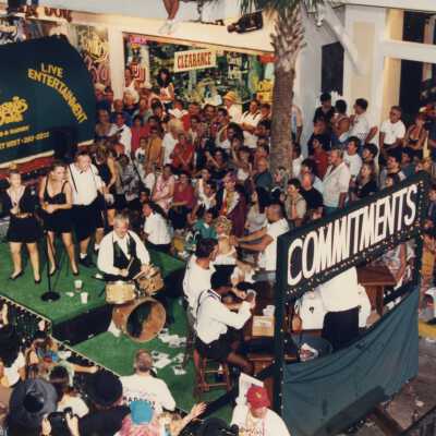 A float in the parade.