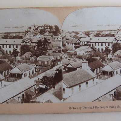Key West and Harbor, Showing North Atlantic Squadron