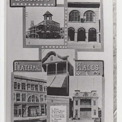 Key West's banks and fraternal halls