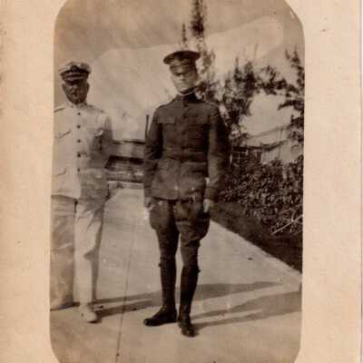 Father Ebert and Dr. Guiteras in World War I Uniforms: Copyright: © Key West Art & Historical Society; Origformat: Print-Photographic
