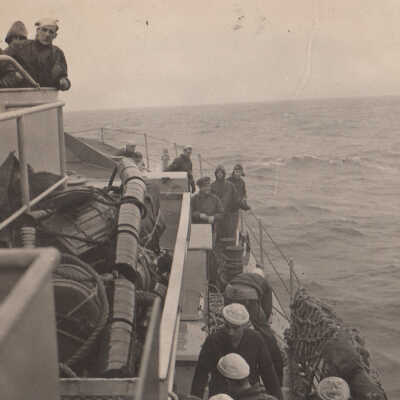Looking Forward from Starboard from U.S.S. Key West