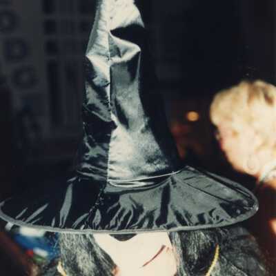 Unknown person dressed up.