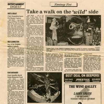 Take a Walk on the 'Wild' Side in Paradise: Copyright: @ Key West Art & Historical Society; Origformat: Print-Photographic