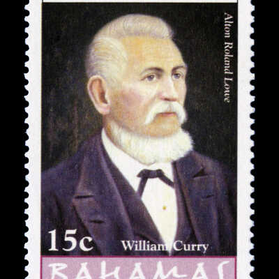 Key West - Bahamas Connection Postage Stamp William Curry