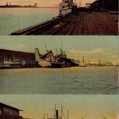 Scenes in Mobile Harbor, Mobile, Alabama