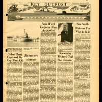          'Key Outpost' Newspaper; Copyright: @ Key West Art & Historical Society; Origformat: Print-Photographic
   