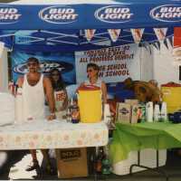 A vendor at the FF street fair.