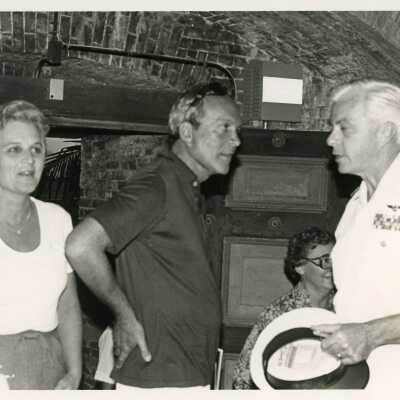 David Wolkowsky at Fort East Martello Museum