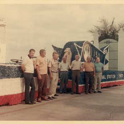 U.S. Navy parade float