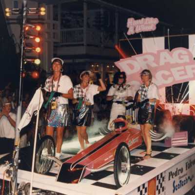 A float in the parade.