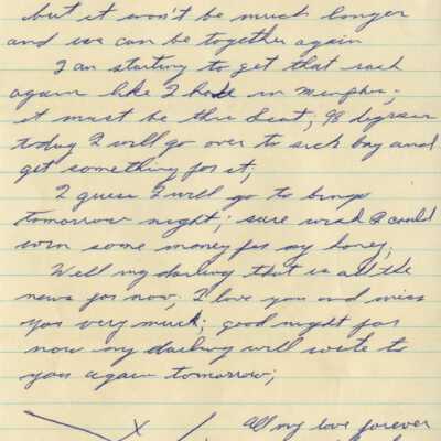 Letter from Naval Air Station Key West during Cuban Missile Crisis: Copyright: © Key West Art & Historical Society