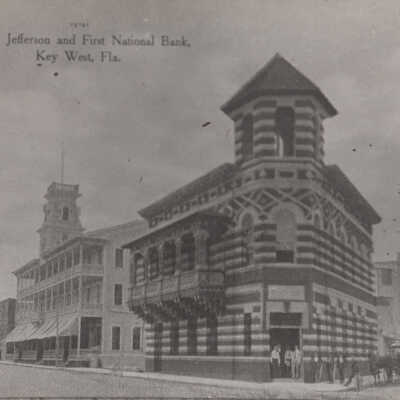 Hotel Jefferson and First National Bank, Key West, Fla.