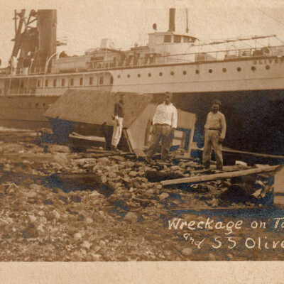 Wreckage on Taylor’s Dock