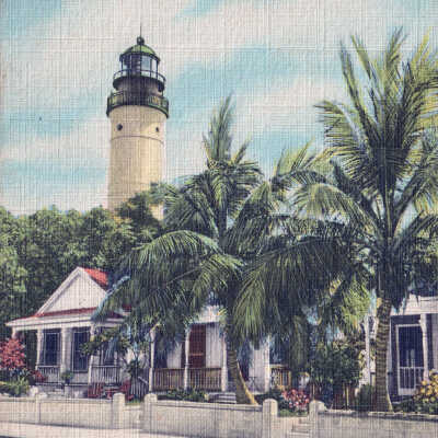 Old Light House at Key West, Fla.