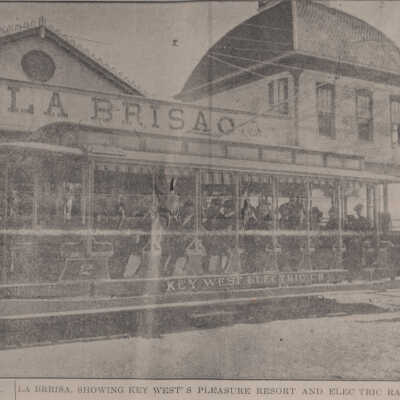 Streetcar Outside La Brisa Pleasure Pavilion