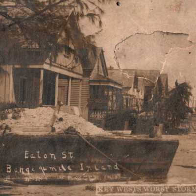 Houses damaged on Eaton Street: Copyright: © Key West Art & Historical Society; Origformat: Print-Photographic