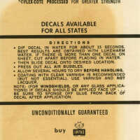 Key West Scuba Diver Travel Decal Instructions