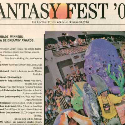 Multiple pictures of Fantasy Fest in the Key West Citizen.