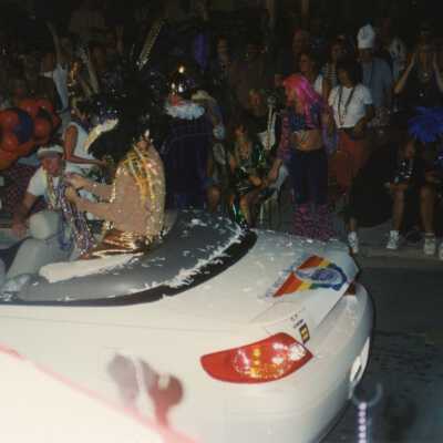 A float in the parade.