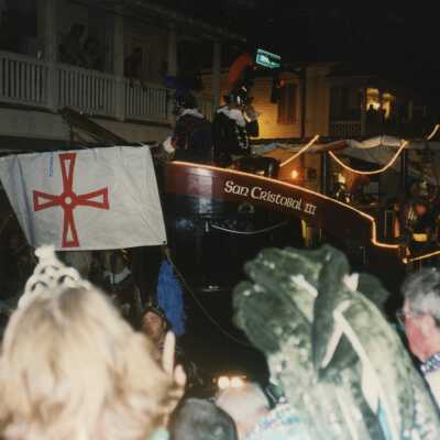 A float in the parade.