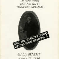 Playbill for Will Mr. Merriwether Return From Memphis?