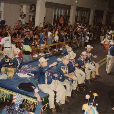 A float in the parade.