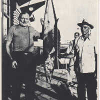 Ernest Hemingway with a Fish