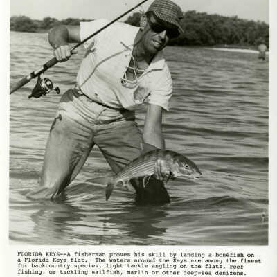 Fisherman with Bonefish