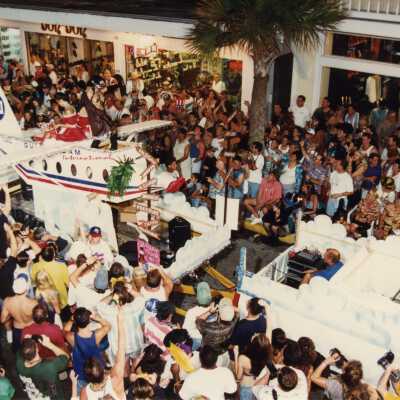 A float in the parade.