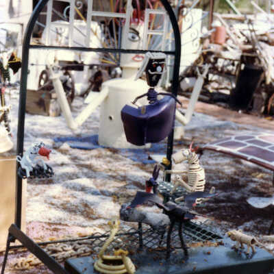 Stanley Papio's Courtroom Scene Sculpture