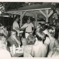 A group of people at a party