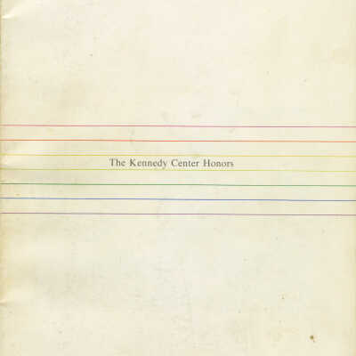 Program from Kennedy Center Honors