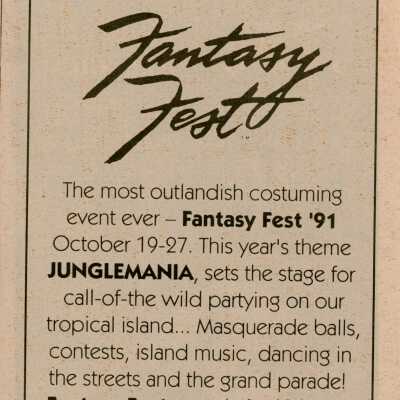 An article in the South Beach Antenna newspaper advertising Fantasy Fest.