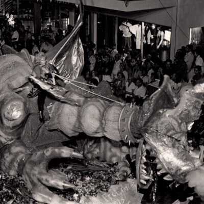 Fire-breathing dragon float: Copyright: © Key West Art & Historical Society; Origformat: Print-Photographic