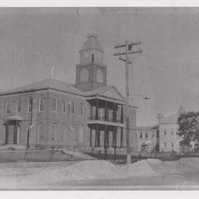 Monroe County Court House around 1895