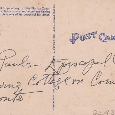 St. Paul’s Church, Key West, Florida: © Key West Art & Historical Society