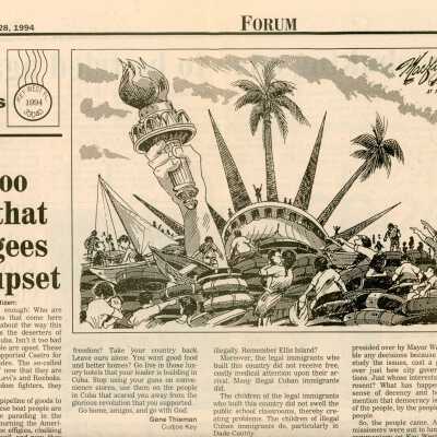 An article in the Key West Citizen that reads Williams: If the minority rules, majority must elect new leaders.