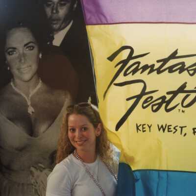 An unknown woman at a FF party.