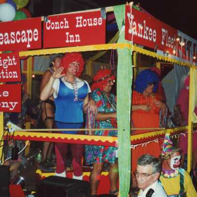 A float in the parade.