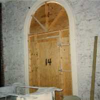 A door labeled number 14.