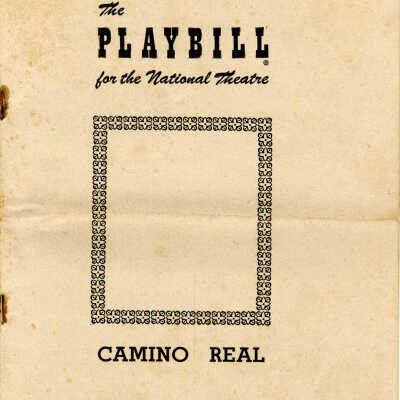 Playbill for Camino Real