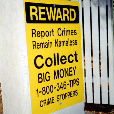 Crime Stoppers Sign