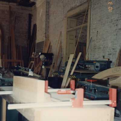 An area used as a construction zone.