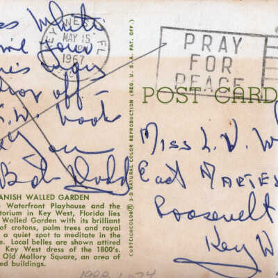 Old Spanish Walled Garden, Key West: © Key West Art & Historical Society