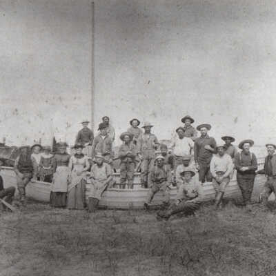 Group of men and women