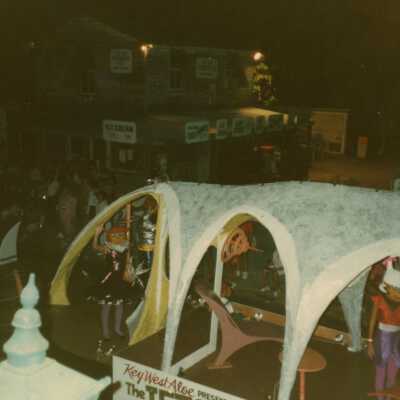 A float in the parade.