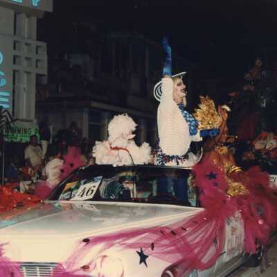 Floats for the twilight fantasy parade.